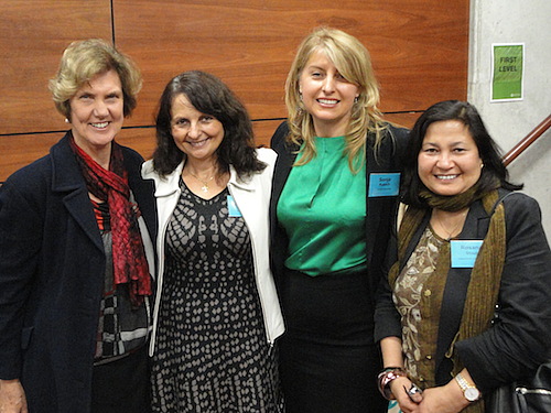 Photo: Glenda Cain, Angela Evangelinou-Yiannakis, Sonja Kuzich, Rosana Stout