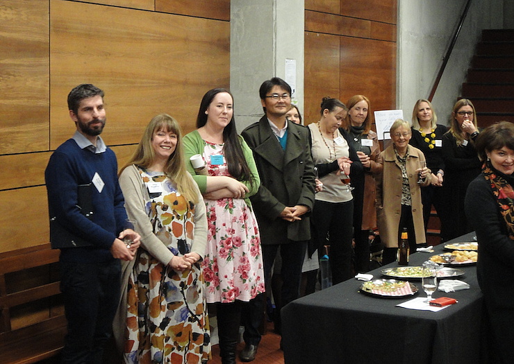 Photo: Viewing Awards presentations ...