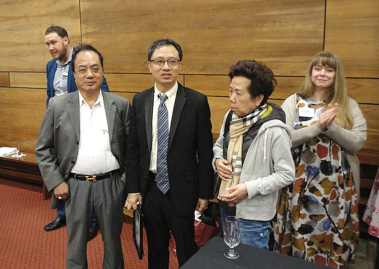 Photo: Chiu Wai Chow and his parents
