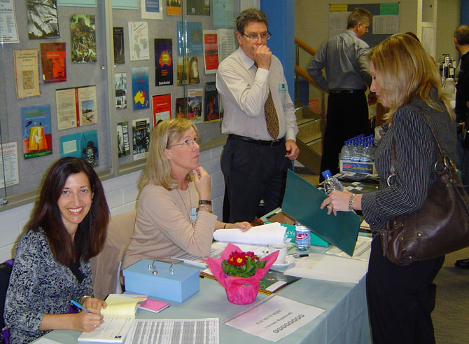 Photo: Registration desk