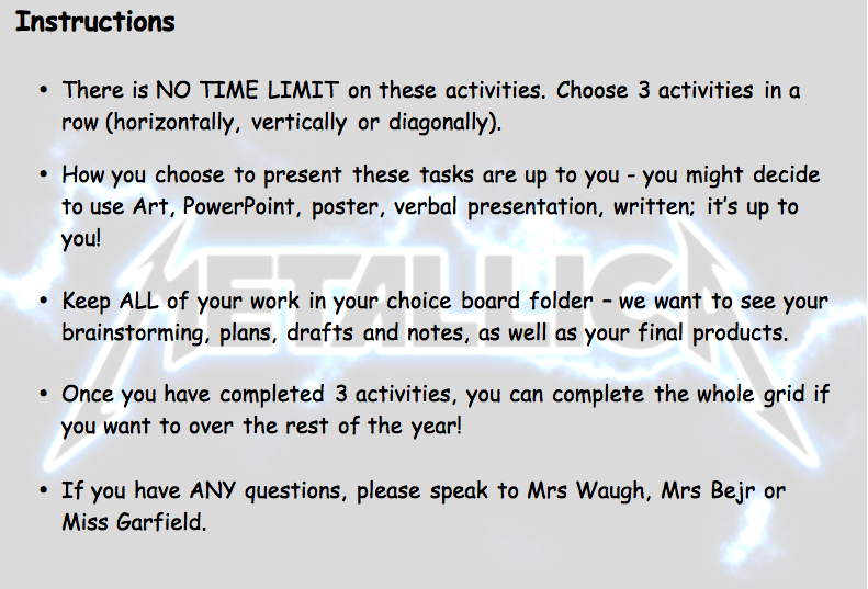 Appendix A second slide