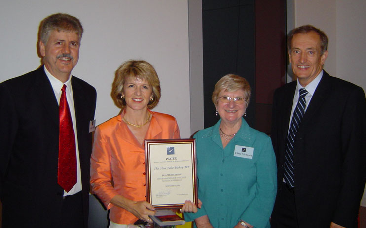 Photo: The Hon Julie Bishop MP